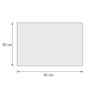 Palm Royale Golden PVC Table Mats (Set of 6)
