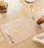 Urban Grid Rosegold PVC Dining Table Mats (Set of 6)
