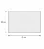Urban Grid Silver PVC Dining Table Mats (Set of 6)
