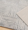 Urban Grid Silver PVC Dining Table Mats (Set of 6)