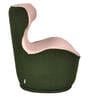 Paolo Cafe Chair Revolving Chair With Swivel Function In Green & White Colour