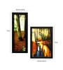 Paper 28.5 x 0.2 x 19 Inch Multicolor Forest Landscape Framed Art Prints