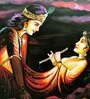 Canvas 40 x 0.5 x 28 Inch Radha Krishna Hand Framed Oil Paintings