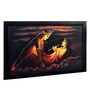 Canvas 40 x 0.5 x 28 Inch Radha Krishna Hand Framed Oil Paintings