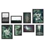 Paper Framed Forest Grump Black Set Of 8 Art Print