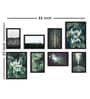 Paper Framed Forest Grump Black Set Of 8 Art Print