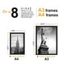 Paper Framed Travel Explore Discover Prints Set Of 8 Art Print