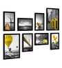 Paper Framed Travel Set Of 8 Art Print
