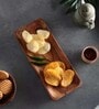 Pappyrus Missing 12 Inch Acacia Wood Appetizer Platter