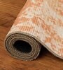 Paprika Abstract Polyester 8' X 10' Machine Made Carpet