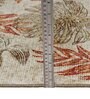 Paprika Floral Polyester 9' X 12' Machine Made Carpet
