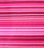 Paradise Striped Pink Digital Printed 110 TC 100% Cotton Double Bedsheet with 2 Pillow Covers