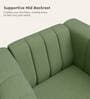 Paramount Fabric 1 Seater Sofa in Green Colour