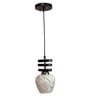 Stax Pardo Brown Wood Hanging Light
