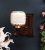 Creative Brown Wood Wall Sconces