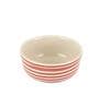 Parikrama 250ml Red & White Ceramic (Set of 6) Dinner Bowl
