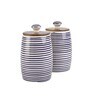 Parikrama Blue Spiral 450ml (Set of 2) Ceramic Storage Jar