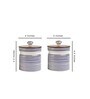 Parikrama Blue Spiral 600ml (Set of 2) Ceramic Storage Jar