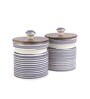 Parikrama Blue Spiral 600ml (Set of 2) Ceramic Storage Jar