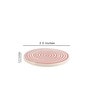 Parikrama Red Spiral (Set of 6) Ceramic Table Coaster