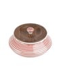 Parikrama Red Spiral (Set of 3) ceramic Serving Handi