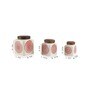 Parikrama Red Spiral (Set of 3) Ceramic Storage Jar