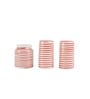 Parikrama Red Spiral 100ml (Set of 3) Ceramic Salt & Pepper Shaker & Thoothpick Holder