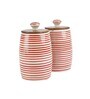Parikrama Red Spiral 450ml (Set of 2) Ceramic Storage Jar