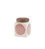 Parikrama Red Spiral 450ml (Set of 2) Ceramic Storage Jar