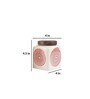 Parikrama Red Spiral 800ml (Set of 2) Ceramic Storage Jar Parikrama Red Spiral 800ml (Set of 2) Ceramic Storage Jar