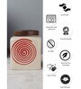Parikrama Red Spiral 800ml (Set of 2) Ceramic Storage Jar Parikrama Red Spiral 800ml (Set of 2) Ceramic Storage Jar