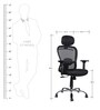 Paris Ergonomic Chair in Black Colour
