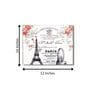 Paris Themed White Wooden Wall Art