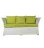 Paris Wicker 2+1+1 Sofa Set In Beige And Brown Color