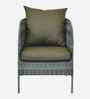 Paris Wicker 2+1+1 Sofa Set In Dual Tone Grey Color