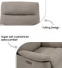 Parker Motorized 1 Seater Rocking And Revolving Recliner In Beige Colour