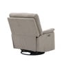 Parker Motorized 1 Seater Rocking And Revolving Recliner In Beige Colour