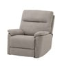 Parker Motorized 1 Seater Rocking And Revolving Recliner In Beige Colour