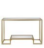 Parksley Console Table in Golden Finish