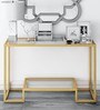 Parksley Console Table in Golden Finish