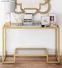 Parksley Console Table in Golden Finish