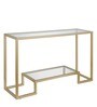 Parksley Console Table in Golden Finish