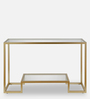 Parksley Console Table in Golden Finish