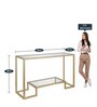 Parksley Console Table in Golden Finish
