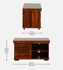 Parnika Sheesham Wood TV Console for TVs up to 32" In Honey Oak Finish