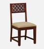Parnika Z Solid Wood 4 Seater Dining Set in Scratch Resistant Honey Oak Finish