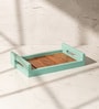 Set of 3 Parosa Serving Tray Set Acacia Wood Trays with Handles
