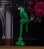 Parrot Green Polyresin Figurine