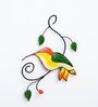 Parrot Multicolour Handmade Metal Wall Art