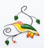 Parrot Multicolour Handmade Metal Wall Art